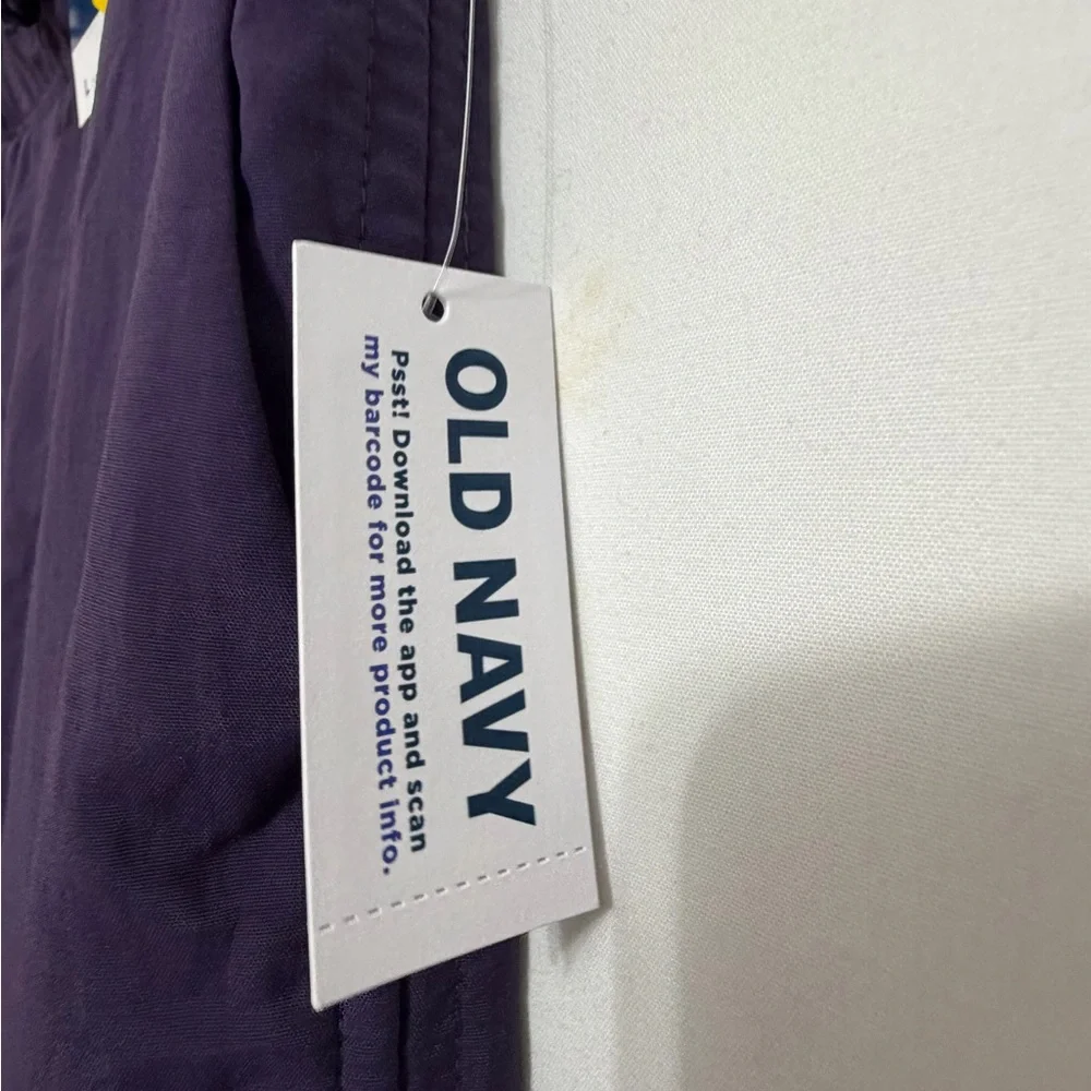 Old Navy High-Rise Jogger Pants Girls Size L (10–12) Purple NWT(A297)✨